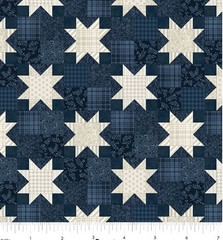 Cotton American Valor Quilting Patriotic Stars Fabric Print by Yard D306.77