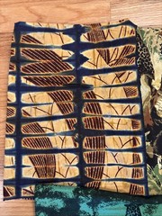 Tanzania Super Wax African Print Fabric Plus More Lot Approximately 9 Yards