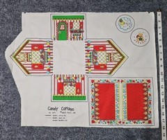 Candy Cottage Cut N Sew Panel 605F by Patch Press Vintage 1981 PANEL ONLY