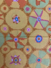 KAFFE FASSETT Fat Quarter Suzani Collection Rowan Quilt Fabric, Yellow #GP105
