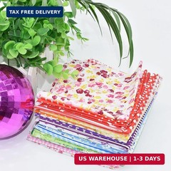 42Pcs 10″x10″ Quilting Cotton Fabric Squares Sheets Pre-Cut Multi-Color Design P