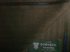 DORMEUIL 95%WOOL+5SHMERE SUITING FABRIC “CASHMERE TOWNTX”MADE IN ENGLAND-3.4m