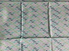 Fabric Garden Trellis Multi Chevron 18 L X 21 W Multicolor