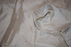 3 oz remnants Ivory 100% Silk Recycled Fabric