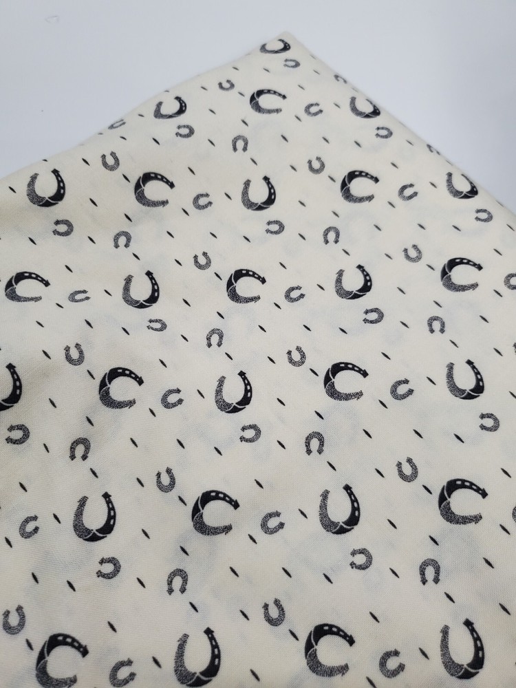 Erin Michael Fabric Horseshoes Low Volume Neutral Sew Quilt Cotton ONE YARD