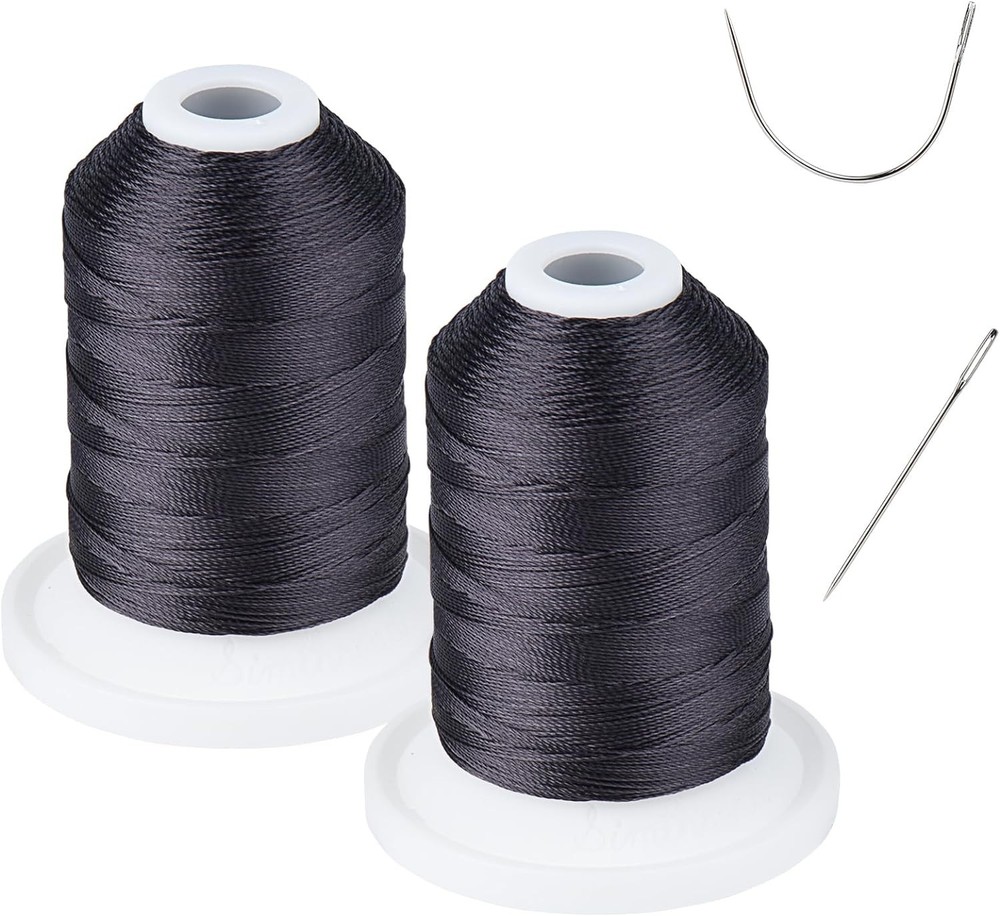 UV Resistant – Simthread Heavy Duty Outdoor Thread for Sewing Black | Works well