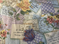 Timeless Treasures “Poetic” CM-3127 Cotton Quilt Fabric Travel, Floral BTHY