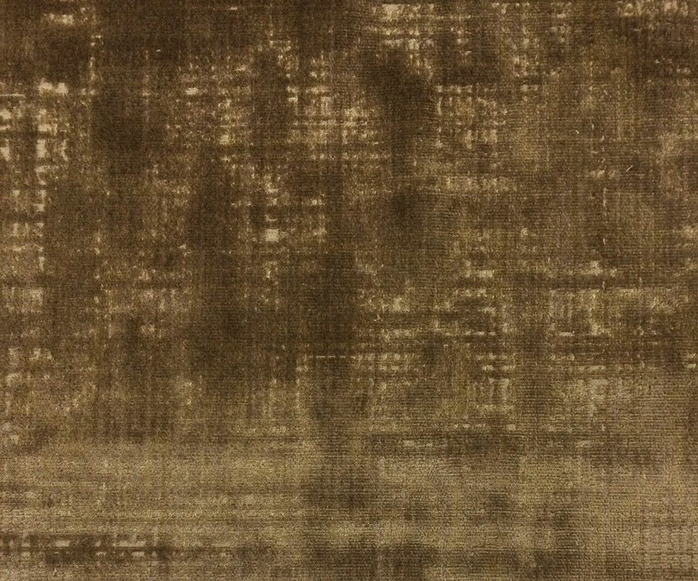 DONGHIA HEIRLOOM VINTAGE TAUPE VELVET WORN LOOK FURNITURE FABRIC 1.6 YARDS 51″W