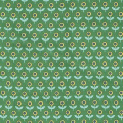 Joel Dewberry VOJD014 Modernist Tulip March Emerald Cotton VOILE Fabric By Yard