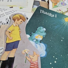 Junk Journal Lot 1Lb Ephemera Kitschy Kid Card Book Page Craft Collage Juvenile