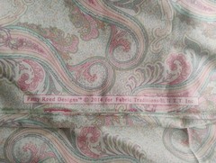 Fabric Traditions Patty Reed 2014 Pastel Paisley Swirls Cotton 108″ X44″