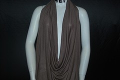 Micro Modal100% Knit Fabric Jersey Ecofriendly Super Soft & Silky Bark Brown