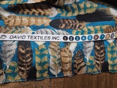 New Cotton Fabric Feathers Southwestern David Textiles BYD