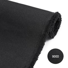 HYVAKUPPA Black 900D Waterproof Canvas Fabric 1yd