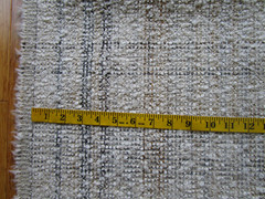 KARMIN in Mineral 4.16 yds Fluffy loop Boucle Upholstery Fabric Ivory Beige Grey