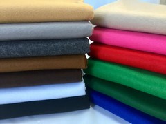 FELT FABRIC Material Craft Plain Colours Polyester – 40” wide by yard