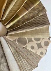 25 Upholstery Fabric Samples Warm tones Neutrals Surprise Extras included.