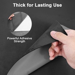 Luxurious Black Suede Fabric Wrap – Versatile 17×70 Inch for Cars & Home Decor