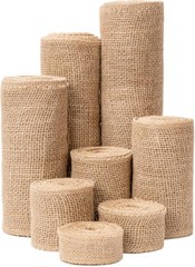 Burlap Fabric Roll 10 Yards Natural Jute Ribbon DIY Craft Home Decoration