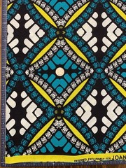 Lot Of 5 African Fabric Bundle Yard Remnant Scrap Wax Kenya 6+ Yards