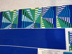 Vtg 60s/70s kitchen appliance cover cut-n-sew (~57″x36″) cotton? fabric patterns