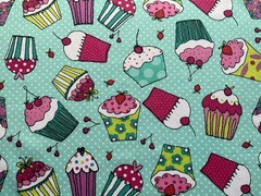 Fabric Pop Cupcakes 42”X 32”By Jo Ann 975