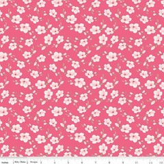 Painted Petals, 5″ x 5″ Squares, Riley Blake $3.99 Ships ANY Amount Of Fabric