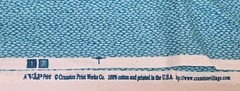 Fish Scales Fabric 1 Yard + 14″ VIP Cranston Print Works Mermaid Turquoise Blue