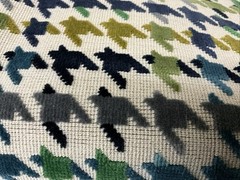 Kravet Couture Discontinued Sample In Peacock 35” X 24”