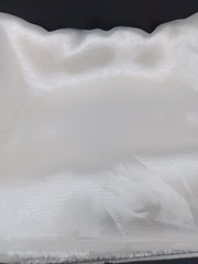 Semi Sheer White Organza, Polyester – 1 3/4 Yds X 60″ RMB Collectables