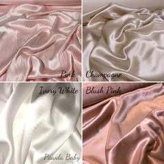 100% Mulberry silk fabric by half or the metre 22 momme by the yard wholesale