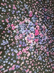 Versace Fabric Panel Couture Designer Deadstock Italy Floral 57″× 41″