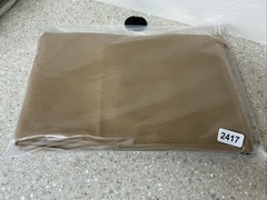 Remnant Fabric Camel Brown 55” Square