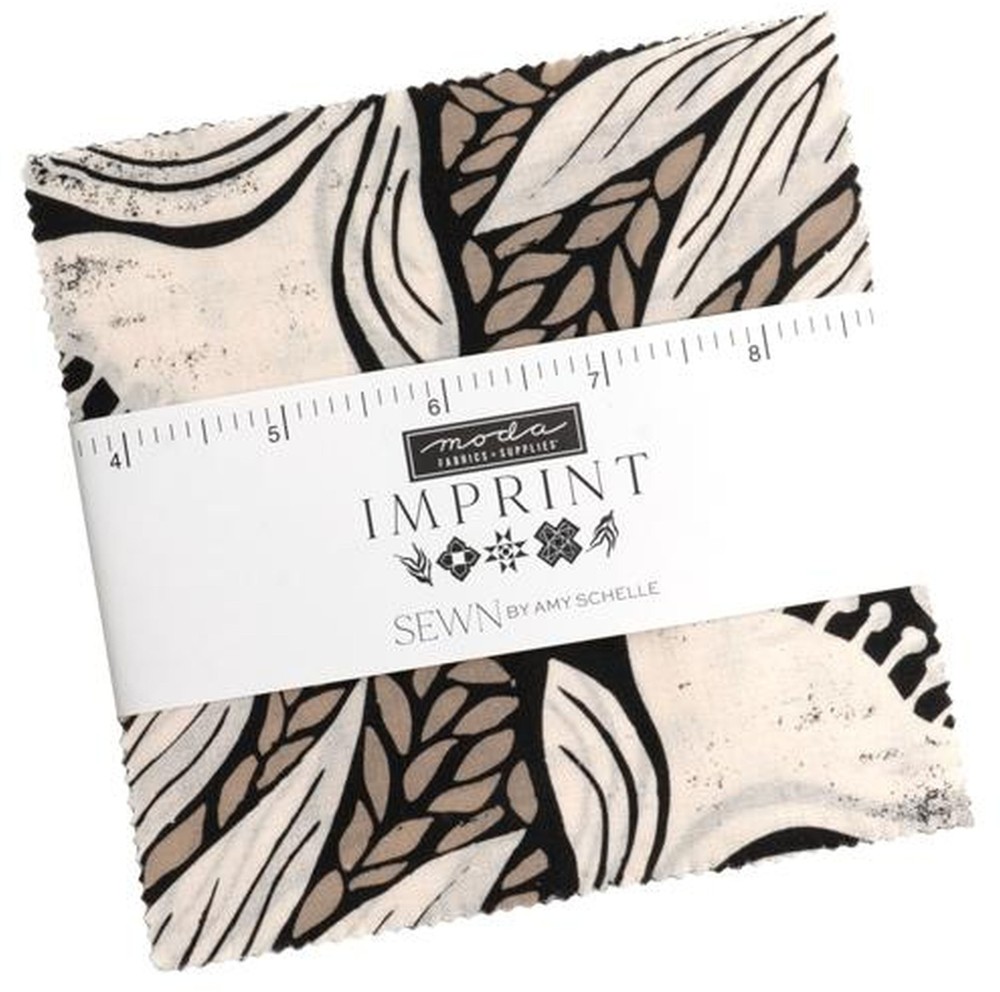 Moda IMPRINT Charm Pack 100% Cotton 5-inch Precut Fabric Craft Squares (42 pcs)