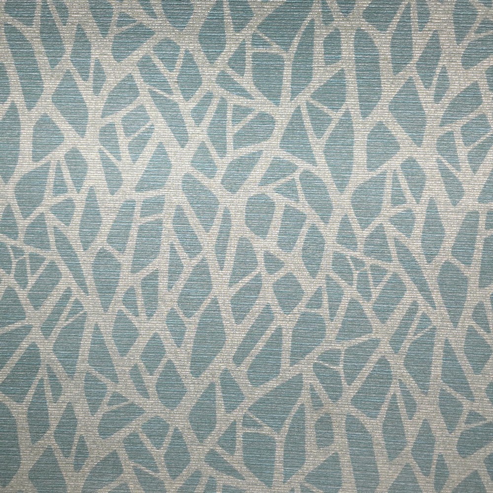 CF Stinson Crypton Upholstery Fabric Spa Blue Sylvan Print 54″ By The Yard