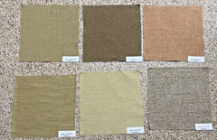 Glant Fabric lot of 42 Large Squares Scrapbooking Crafts 12 X 12