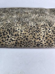 Leopard Animal Print Sweater Knit Fabric 60″ Wide 2 Yards Brown Black Soft
