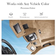 Suede Headliner Fabric, 120″ L×60″ W Car Headliner Material, 120″L×60″W Brown