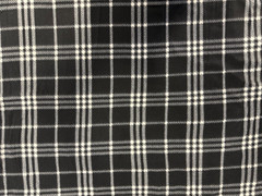 JOANNS BLIZZARD FLEECE 2 YARD PRECUTS BLACK PLAID & BLUE TIE DYE SOFT HAND NWT