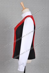 James T. Kirk Costume for Star Trek Cosplay Vest Only Red and Black Cotton