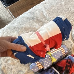 Lularoe one size pack of 6 red white & blue leggings
