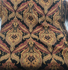 Luxury Tapestry multi-colored Upholstery Fabric 55″ wide by the yard