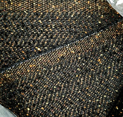 3m Heavy Italian Chanelle Boucle Brown wool fabric for coats 150 cm wide