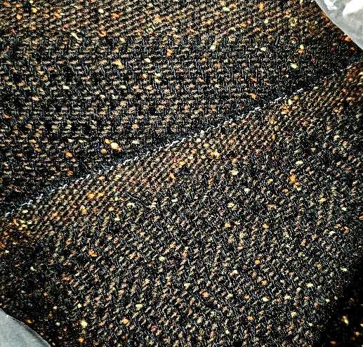 3m Heavy Italian Chanelle Boucle Brown wool fabric for coats 150 cm wide