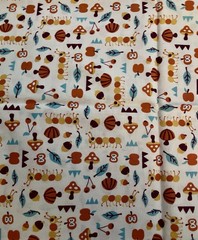 Festive Forest Mushroom Apples Bug Toss by Allison Cole for Camelot BTFQ