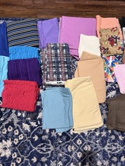 Knit Pieces Lot, Multicolor Mixed Colors & Patterns