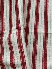 Penny Morrison Red Sketched Stripe Red fabric – 1 meter 39.37 inches