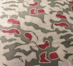 Camouflage Nylon Cotton Plaid Fabric Wear Resistant DIY Cloth 1.5M Width