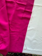 Pink Rose Drapey Fabric 110×61 Soft Lightweight 3 Yards Dressmaking Material
