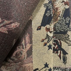 American Flag Eagle Tapestry Patriotic Upholstery Heavy Fabric 57xBTY